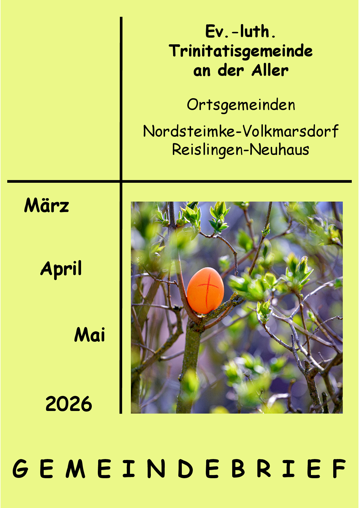 Der neue Gemeindebrief ist da!